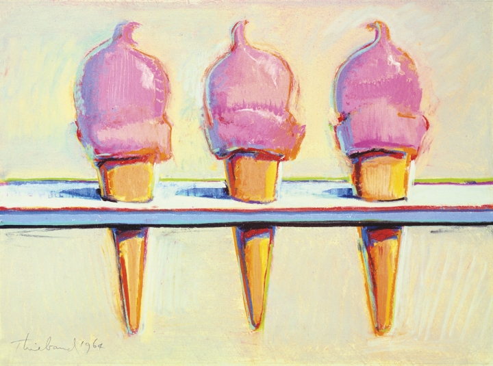 thiebaud-three-ice-creams-1964